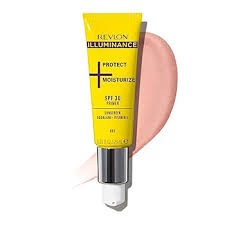Revlon Illuminance Protect + Moisturize SPF 30 Face Makeup Primer with Sunscreen, Squalane & Vitamin E, No White Cast, Transparent Finish, 003, 0.95 fl oz