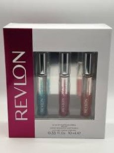 Revlon 3 Piece 0.33 oz Eau De Toilette Rollerball Gift Set for Women...Featuring Megan Thee Stallion and Sofia Carson…Set Includes: Revlon Reign On + Revlon One Heart + Revlon All In