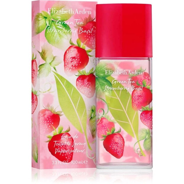 Green Tea Strawberry Basil by Elizabeth Arden 3.3 oz Eau de Toilette Spray