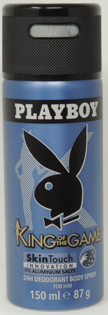 Playboy King of The Game For Him 24H 5 oz. Deodorant  Body Spray