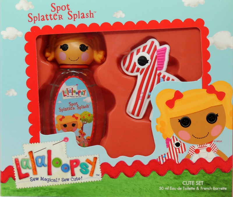 Lalaloopsy Spot Splatter Splash 2 Piece Cute Set…Set Contains: 1.7 oz. Eau de Toilette Spray…French Barrette