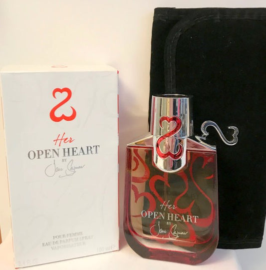 Her Open Heart by Jane Seymour Pour Femme 3.4 oz. Eau de Parfum Spray with Jewelry Roll