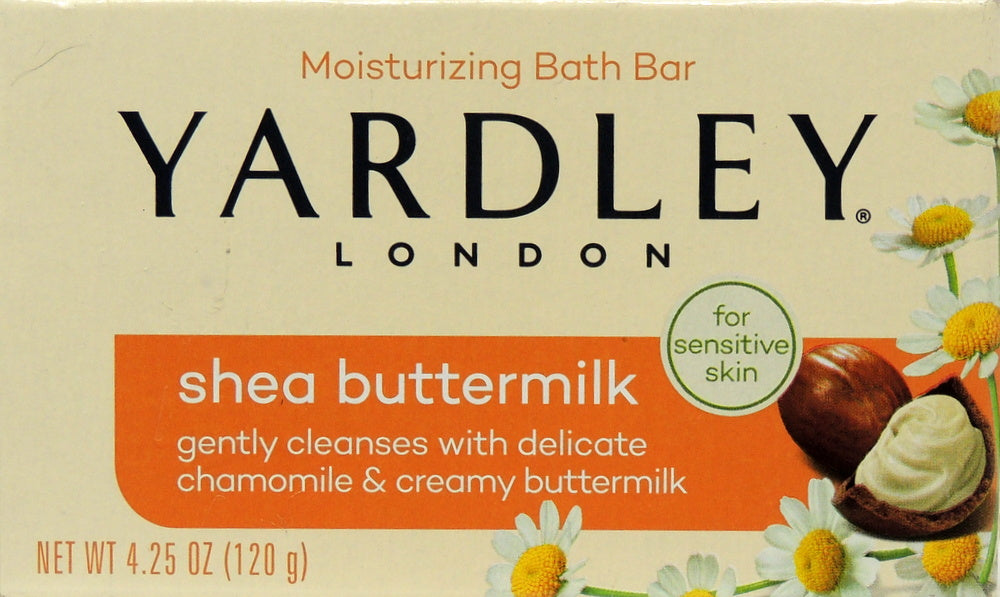 Yardley London Shea Buttermilk 4.25 oz. Moisturizing Bath Bar