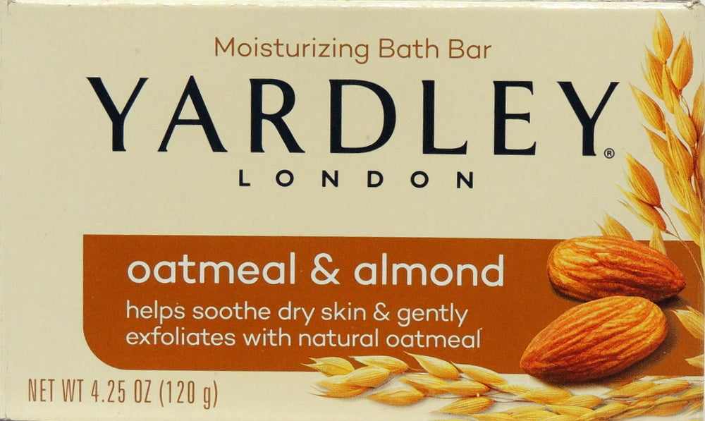 Yardley London Oatmeal & Almond 4.25 oz. Moisturizing Bath Bar