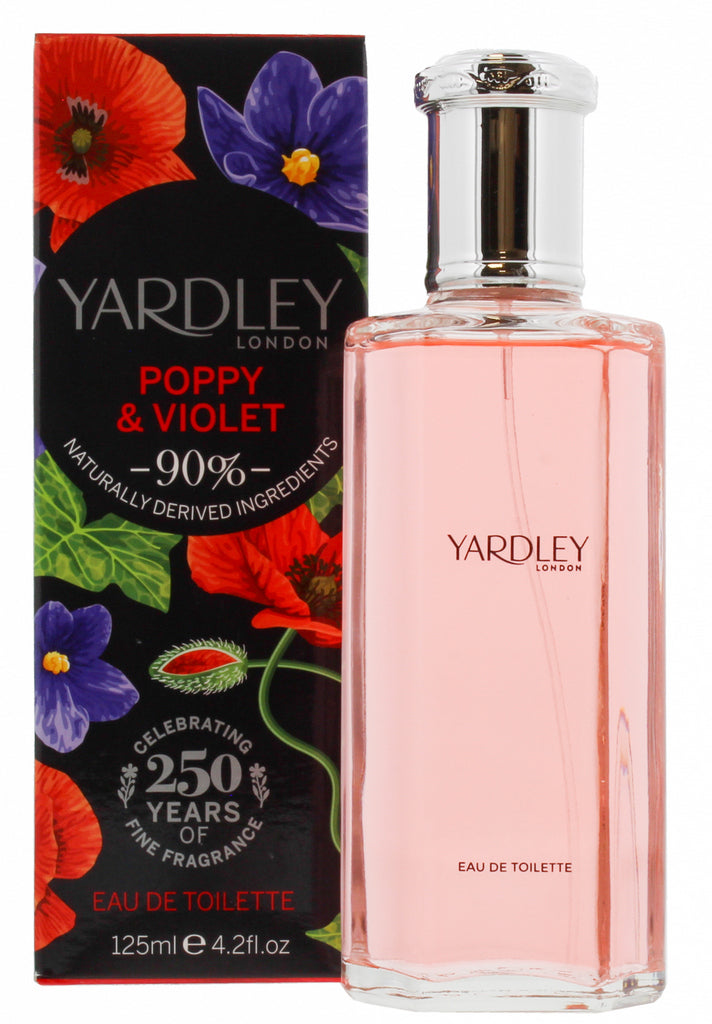 Yardley London Poppy & Violet 4.2 oz Eau de Toilette Spray