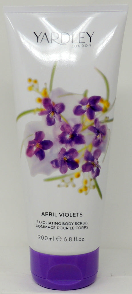 Yardley London April Violets 6.8 oz. Exfoliating Body Scrub