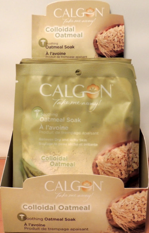 Calgon Soothing Oatmeal Soak 8 Piece Prepack Display