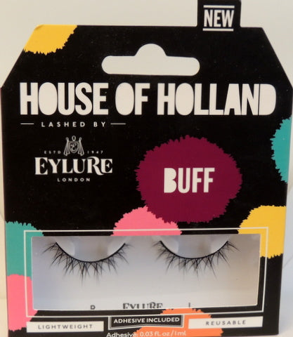 House of Holland Eylure Lashes...Reusable Lash Kit - Style Buff…Kit Contains: 2 Lashes and Adhesive