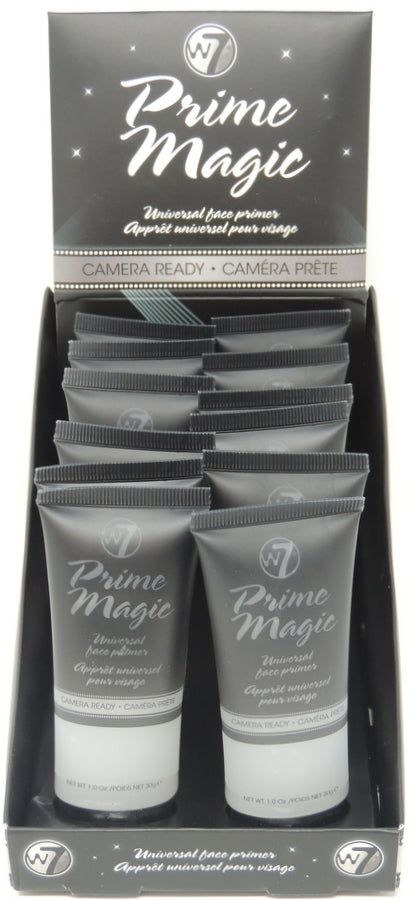 W7 Cosmetics…Prime Magic Camera Ready Universal Anti Redness Primer.. 12 Piece Countertop Display Prepack